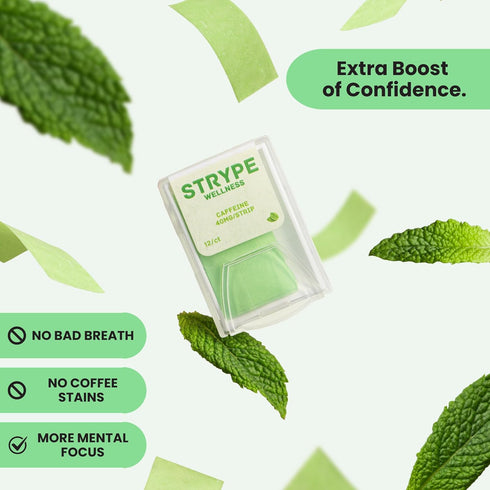 STRYPE Energy Strips | Instant Caffeine in a Strip | 80mg of Caffeine per Serving