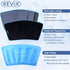 REVIX XL Shin Splint Ice Pack for Injuries, Reusable Gel Cold Pack for Calf Leg Pain Relief (Set of 2)