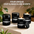 Set 4 Pack Set Mens Candle Manly Candles for Men, Soy Candles for Home Scented, Masculine Candle Gift - Includes