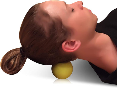 HealPT Still Point Inducer for Tension Headache Relief - Peanut Massage Roller for Craniosacral Therapy