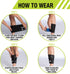 Pro-Tec Shin Splints Compression Wrap, Adjustable Support for Men and Women, Black