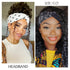 Urieo Knotted Boho Bandanas Headband, Paisley Hair Turban for Women, Sport Yoga (Pack of 4) (A)