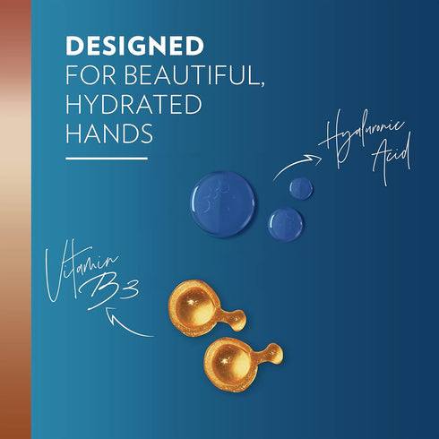 Vaseline Intensive Care Hand Crème Moisturizer for Dry Hands with Hyaluronic Acid, Vitamin B3, and Cocoa Butter 3.4 oz