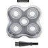 Upgraded 5 Blades Shaver for Head Shaver, 5D Men's Electric Shaver Replacement Heads for Many Main Brands