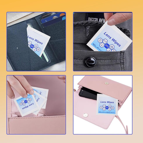 xflyxin packed (200 Lens Wipes for Eyeglasses,Eyeglass erasers are separatelyGlasses cleaner for cleaning glasses