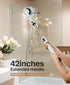 LyriFine Electric Spin Scrubber, 2024 New Full-Body IPX7 Waterproof Bathroom Cleaner Brush with Long Handle & 2 Speed