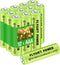 12 Pack AAA Rechargeable Battery 1.2V Ni-MH 600mAh for Solar Pathway Lights, Outdoor Solar Lights