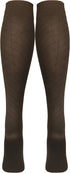 NuVein Compression Socks for Men and Women, Medical Grade 15-20 mmHg, Knee High, 1 Pair, Brown, X-Large