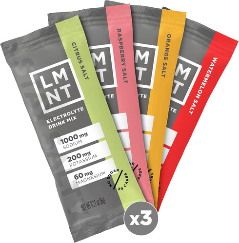 Drink LMNT Zero Sugar Electrolytes - Variety Pack, Drink Mix, 12-Count