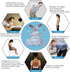 Thoracic Back Brace Posture Corrector - Magnetic Lumbar Support Belt for Back Pain Relief, Improve Thoracic Kyphosis,