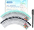 Serfeymi 48 Pcs Zippered Pill Pouches Organizer Plastic Bags 3 X 3 Inches with Writable Label for Travel Medicine