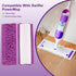 6 Pack Reusable Mop Pads Compatible with Swiffer Powermop, Microfiber Power Mop Refills for All Types of Floor Cleaning