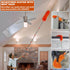 20+ Feet High Reach Duster Kit with 3-14 ft Extension Pole, High Ceiling Dusting and Window Cleaning Kit