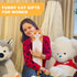 Heating Pad for Menstrual Cramps & Pain Relief: Portable Cute Cat Plush Heat Pad Stuffed Animal USB Powered