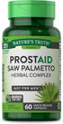 Nature's Truth Prostate Support Supplement | 60 Capsules | Non-GMO Gluten Free Saw Palmetto Herbal Complex Prostaid