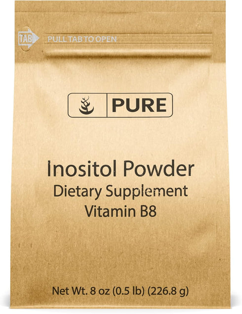 Pure Original Ingredients Inositol (Vitamin B8) Powder (8 oz) - Always Pure, No Fillers or Additives