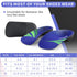 3/4 Arch Support Insoles for Men and Women, Plantar Fasciitis Orthotic Inserts for Flat Feet, XL