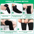 Supervitae 2 30-40 mmhg Pairs Thigh High Compression Socks for Men and Women Compression Stockings Closed Toe Thigh