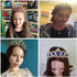 Rhinestone Tiaras and Crowns for Women, Pageant Crown with Comb, Crystal Bridal Tiara, Hair Accessories