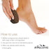 Natural Earth Lava Pumice Stones for Feet - Pack of 2 - Callus Remover for Heels, Palm, Foot Care
