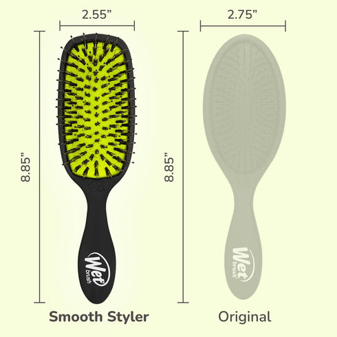 Wet Brush Shine Enhancer Hair Brush, Purple, Ultra-soft IntelliFlex Bristles for All Hair Types