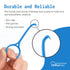 OrthoKey Clear Aligner Removal Tool - Invisible Braces & Retainer Remover Key | Dental-Grade Supplies (2-Pack) Blue