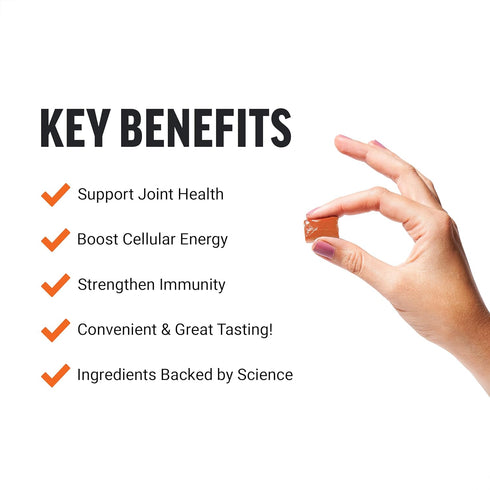 Force Factor Better Turmeric Joint Support Supplement for Extra Strength Joint Health, Featuring HydroCurc Turmeric Curcumin with Black Pepper for Superior Absorption, Fruit Splash, 60 Soft Chews