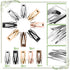 Snap Hair Clips in 5 Colors, Metal Hair Barrettes for Women and Girls Hair Accessories