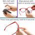 Sunglasses(15mm 7mm 3.2mm) (10 GMS Optical Adhesive Anti-Slip Halfmoon Air Bag Cushion Silicone Nose Pad Reduce