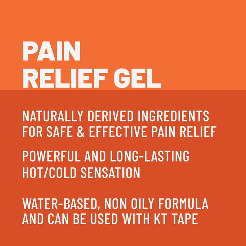 KT Tape Health Pain Relief Gel, Time-Released Topical Relief for Back Pain, Sciatica, Arthritis, 3.0 oz Roll-On