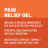KT Tape Health Pain Relief Gel, Time-Released Topical Relief for Back Pain, Sciatica, Arthritis, 3.0 oz Roll-On
