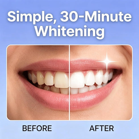 LsardL Teeth,14 (1pc) Lumine Organics Purple whitening Strips,Safe for Sensitive Strips