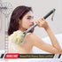 Shower Body Brush with Soft Bristles and Pumpkin Loofah, 14” Long Handle Back Scrubber for Skin Exfoliating Bath