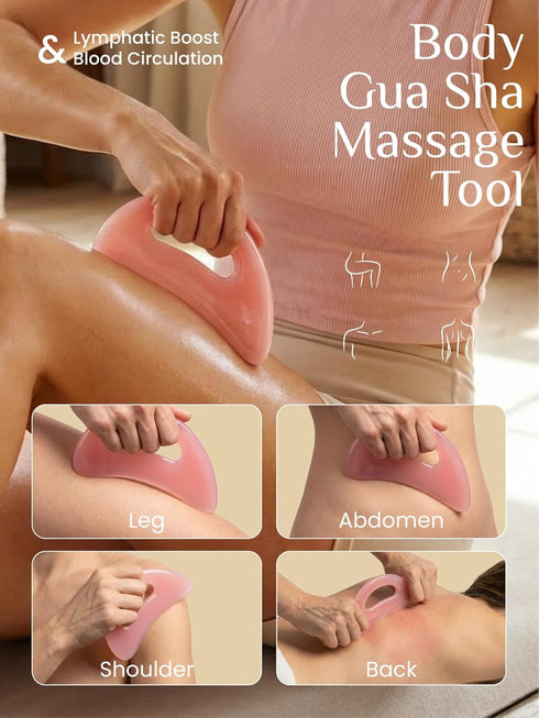 tophld 3PCS Muscle Scraper Tools, guasha Tool for Body, Scraping Tool Physical Therapy, myofascial Release Tool
