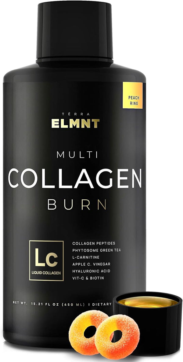 Premium Liquid Collagen for Women Weight Loss & Beauty w. Hyaluronic Acid,
