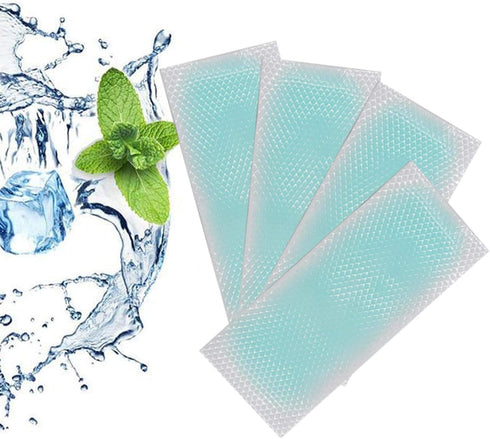 Fever Cooling Gel Patches, 20 Sheets, Cooling Forehead Strips for Relieving Headache, Toothache Pain, Drowsiness,