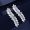WHAVEL 2PCS Crystal Hair Barrettes for Women, Rhinestone Hair Clips French Barrette Wedding Accessories