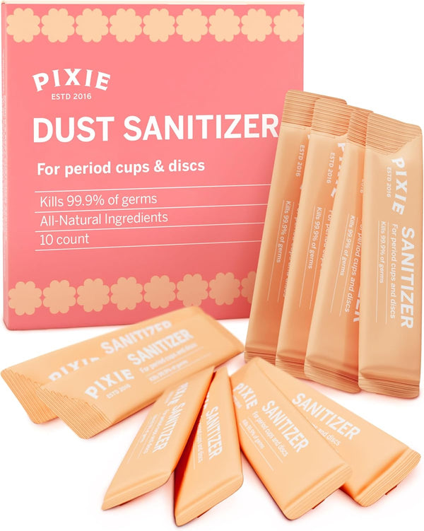 Pixie Cup Dust Menstrual Cup Sanitizer - Menstrual Disc Sanitizer + Period