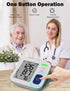 Blood Pressure Monitor, Upper Arm Cuff with 9"-17" Large Cuff, 4" Screen Automatic Digital BP Machine for Home Use