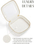 Small Clear Cosmetic Bag for Purse - Mini Makeup Bag for School, Waterproof Square Pouch with Zipper