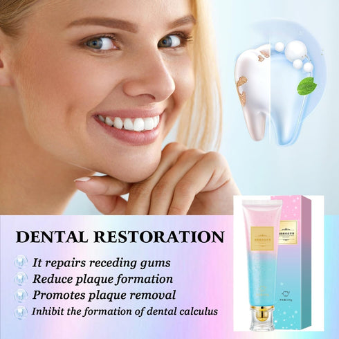 YG LianKai 2PC Niacinamide Toothpaste, Niacinamide Whitening Toothpaste, Intensive Nicotinamide White Teeth, Fresh