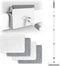 DELUX Baseboard Cleaner Tool with Handle, Extendable Long Handle, 4 Reusable Cleaning Pads for Walls & Floors