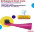 10Pcs Burst Kids Replacement Heads - Perfect Fit for Burst Toothbrush Heads, Ultra Soft Bristles (Pink and Blue)