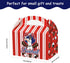 chiazllta Baseball Party Favor Treat Boxes, Gift Boxes for Candy, Cookies, Snack Goody Cardboard Box with Handles (12