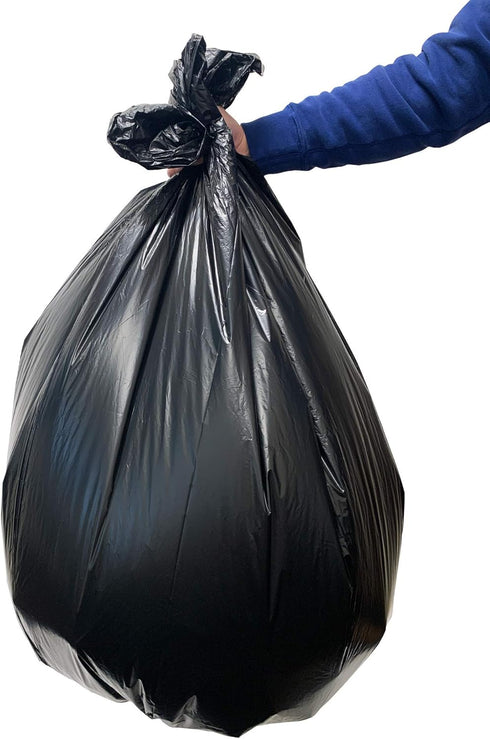 Reli. SuperValue 65 Gallon Trash Bags | 60 Count | Made in USA | Heavy Duty | Black Multi-Use Garbage Bags by Reli.