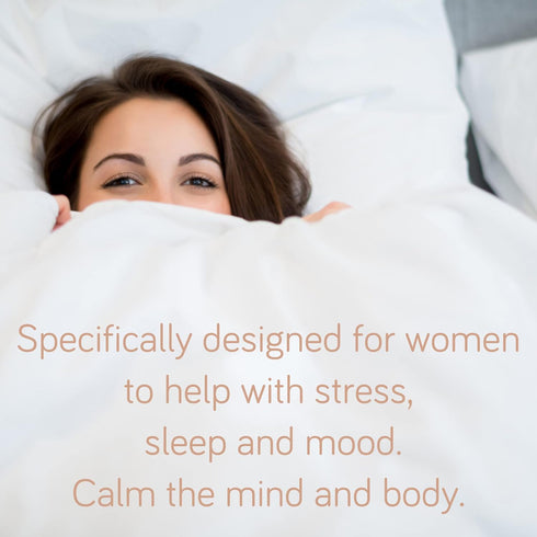 Magnesium Bisglycinate Capsules for Women, 200mg Chelated Magnesium for Sleep & Mood Support