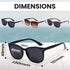 UV400 Yogo Vision Bifocal Reading Sunglasses Men Women Classic Retro Sun Readers Lightweight Outdoor Eyewear