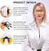 FONHCOO Clip-on Night Driving Sunglasses (2 Pack), Night Vision Glasses Lens Over Prescription Glasses for Men and Women