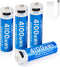 insziii 4100mWh Rechargeable Lithium AA Batteries 4 Pack, 1.5V USB Double A Lithium-ion