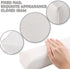 Nail Arm Rest Hand Cushion, Soft Sponge Stripe Leather Pillow for Manicure, Salon Armrest Tool (White)